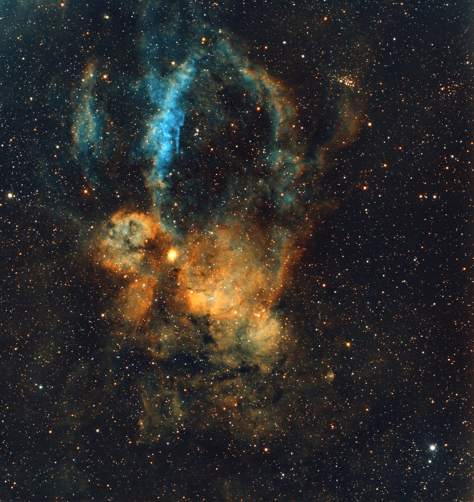 Sh2-157 — Nébuleuse de la Pince de homard